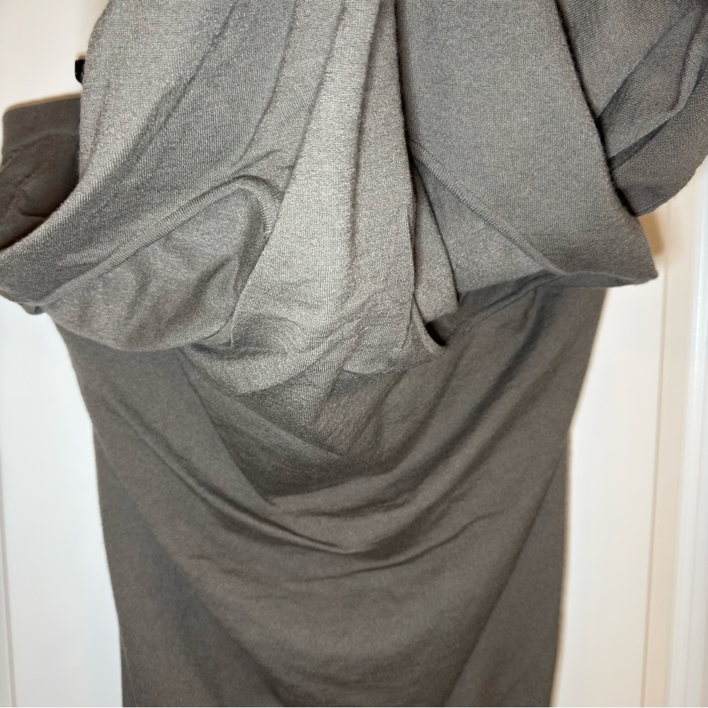 Rick Owens Gonna In Maglia Double Boner Pillar Dark Dust Skirt - Picture 9 of 16